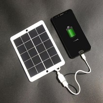 태양열패널 태양열충전기 태양열발전기3w 5v usb 태양 전지 패널 휴대 전화 태양열, 없음, 1개