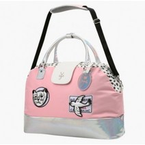 까스텔바작 BGAMGB702 여성 벨크로 와펜 포인트 보스턴 백, L/핑크