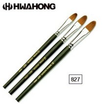 화홍 827F 콜린스키 유화붓 아크릴붓 수채화붓 필버트 7본세트 낱개 / 옵션선택, 6호