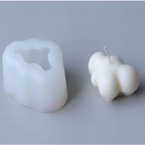 926166 Houchu 실리콘 몰드 3D 구름 모양 캔들 귀여운 비누 수공예 장식품 만들기 도구 DIY 아로마 케이크 장식
