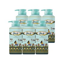 무궁화 샤워 때비누 사해소금, 900ml, 6개