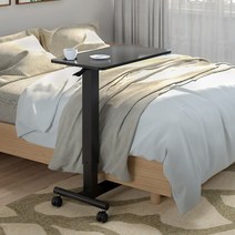 루나랩 사이드 테이블 002 베드 침대 책상 높이조절, 사이드 테이블 002 블랙
