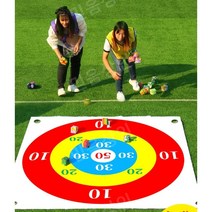 뉴스포츠 운동회 어린이 행사 게임판 수련회 운동장 양궁 과녁 어린이집 학교 점수판, [1.5X1.5m]  타겟 +10 샌드백