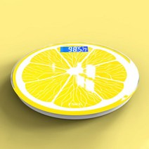 리앤킴 디지털 USB 스마트 체중계 ST1164, 옐로우
