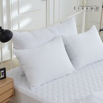 데일리 피치스킨 베개커버 2장 40X60 50X70, 화이트
