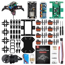 아두이노 프로그래밍용 스마트 로봇 스타터 키트 거미 ESP8266 와이파이 앱 제어 교육 프로젝트, [01] Spider Robot Kit