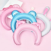 생일 기념일 파티 동물 애니멀 풍선 머리띠 DD-09942, 여자쥐
