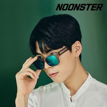 눈스터 아담 편광 선글라스 미러광학렌즈, 와인, 그린미러