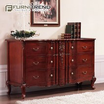 퍼니트랜드 엔틱가구 보리카 9단서랍장, 단품