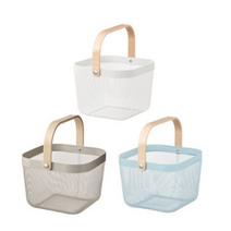 이케아 RISATORP 리사토르프 바구니 수납함 정리함 과일바구니 공간박스 인테리어, 그레이베이지_705.308.50, 색상:그레이베이지_705.308.50, 선택완료