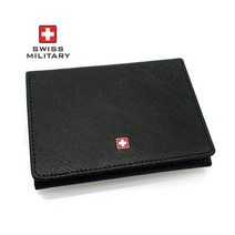 [스위스밀리터리] (무료각인) 빗살(모릭스) 명함지갑 WA0530, 포장서비스:리본포장 / 각인서비스:각인안함