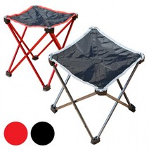 초경량 듀랄루민 폴딩 등산의자 (중형 대형 ) 등산 캠핑 낚시 의자 휴대용의자, 대형폴딩의자레드