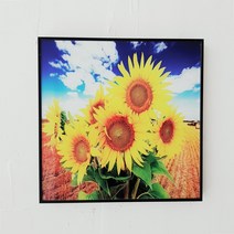 골든팩토리 인테리어액자 해바라기 사과 석류 사진 그림 액자 카페꾸미기 집들이 개업선물, 06해바라기6송이
