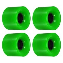 PATIKIL 60mm 롱보드 휠 스케이트보드 휠 스트리트 4팩 크루저 교체용 78A 화이트 5531043573