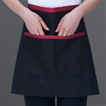 음식점 서빙알바용 허리앞치마 미용앞치마 주부앞치마, 블랙