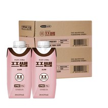[단백질 31g] 파워풀엑스 프쌤 단백질 쉐이크 음료 초코맛 250ml / 프로틴 음료, 36개