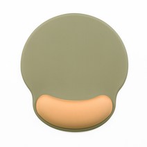 원목 아크릴 팜레스트 키보드 손목받침대 Copton Copton 마우스 패드 손 지원 소녀 사무실 두꺼운 패드 손 베개 손바닥 지원 3d 예방 마우스 손 게임, 모스 그린