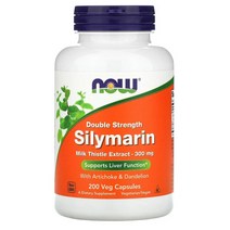 Nowfoods 나우푸드 더블스트렝스 실리마린 300mg 200정 베지캡슐 단델리온 아티초크