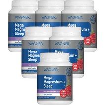 Wagner 와그너 메가 마그네슘 + 수면건강 베리 Mega Magnesium + Sleep Berry 400g, 6개