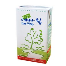베이킹파티 에버휩 생크림 1030g 식물성 휘핑크림, 아이스박스구매하지않음