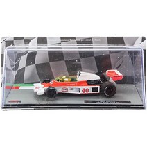 Formula 1 스토어 방문 Deagostini Diecast 1:43 F1 스케일 모델 - Gilles Villeneuve F1 McLaren M23 Rac, 단색, 한지