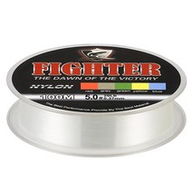 낚시줄 낚시용품 SeaKnight-100M 전투기 낚싯줄 초강력 2-35LB 모노필라멘트 라인 일본산 소재 잉어 낚시, 03 10LB  0.265mm, 01 White_03 10LB  0.265mm