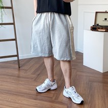 트랙 라인 와이드 하프 반바지 3COLOR