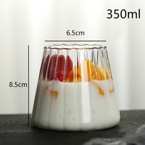 일본과 같은 후지 산악 유리 컵 내열 유리 물 컵 아이스 크리에이티브 커피 컵 내구성 있는 음료 용기 1 개, E_as shown