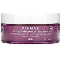 DERMA E 크레피 스킨 리페어 트리트먼트 180g(6oz)