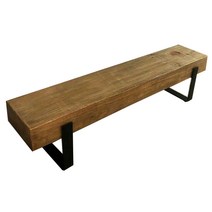 통나무벤치 고재 벤치 평벤치 우드 대기석 아파트, E.150X35X40 (길이  너비 및 높이) 나무 두