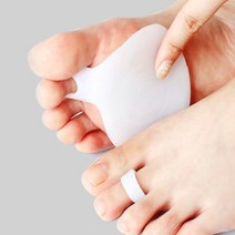 발가락 걸이 실리콘 앞꿈치 쿠션 패드 3mm 두께 10쌍입