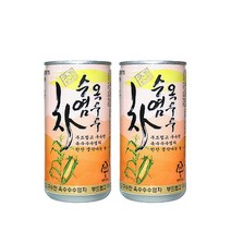 참맑은 옥수수 수염차 캔 업소용 옥수수물 175ml 60캔