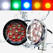 12V 24V LED 써치 라이트 실외 방수 중장비 작업등, 본상품선택, 오마켓 27W 블랙ㅡ화이트LED