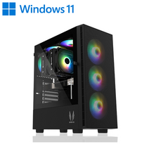 컴온컴퍼니 게이밍 컴퓨터 롤 피파 오버워치 디아블로 배그 로스트아크 조립PC 게임용 본체, 컴온게이밍 - 06, 01. 기본형, 01. 블랙