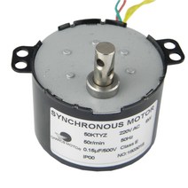 가감속모터 모터속도조절기 액츄에이터 감속기 chancs ac 모터 220v 50ktyz 50rpm 동기 모터 기어드 6w 전기 엔진 영구 자석 모터