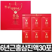 산수원 참다운 6년근홍삼 70ml X 30포, 4세트