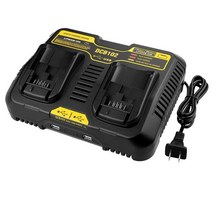 디월트 10.8V-20V 듀얼 충전기 핸드폰 충전기, 1개