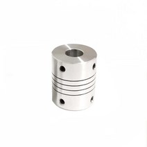 알루미늄 플렉시블 조 샤프트 커플링 D19L25 5 8 6.35mm 8mm 10mm CNC 스테퍼 모터 커플러 인코더 조각 기, 08 5mm x 7mm