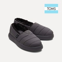 탐스 슈즈 알파가타 멜로우 퍼프 슬립온 퍼 FORGED IRON GREY