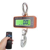 캐리어 저울 원격 제어 LED 디스플레이가 있는 디지털 크레인 저울 전자 산업 헤비 듀티 행잉 1500kg 3000l, 한개옵션0