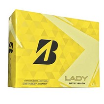 브리지스톤 레이디 프리셉트 레이디스 골프공, 노란색, 노란색, 5개입