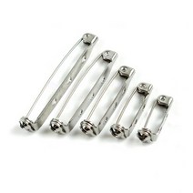 DIY 브로치부품 일자 옷핀_1p 뱃지만들기 재료 걸쇠핀, 실버21mm