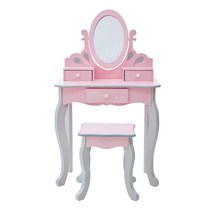 어린이화장대 테이블 메이크업박스 생일선물 주니어, 핑크