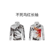 낚시복 티셔츠 초경량 루어 반팔 긴팔 낚시단체복, 03 4XL, 01 피닉스 레드 긴팔