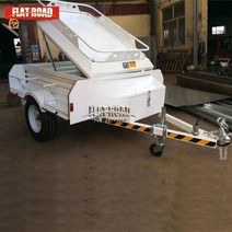 소형트레일러 캠핑트레일러 차박캠핑용품 텐트트레일러, 레드