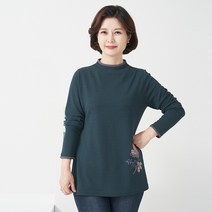 엄마옷 마담4060 론즈플라워티셔츠-RTE209036-