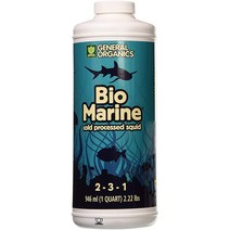 해초추출물 수경재배 유기농 비료 액비 GENERAL ORGANICS Bio marine 946ml 1Quart