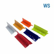 WS 임시차선 오뚜기(100EA) 고휘도 반사지 임시포장 도로 공사, 노랑