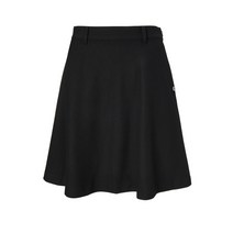 22FW [BRITISH CLASSIC]블랙 기모 플레어 A라인 스커트 HWSK2D732BK