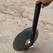 원판쟁기 경운기휴립날 논배토기 밭개간 경운기부품 농기계부품 이앙기 논두렁조성기 관리기, 원반 띠 원형 스탠드 지름 33cm 하나 + 1개